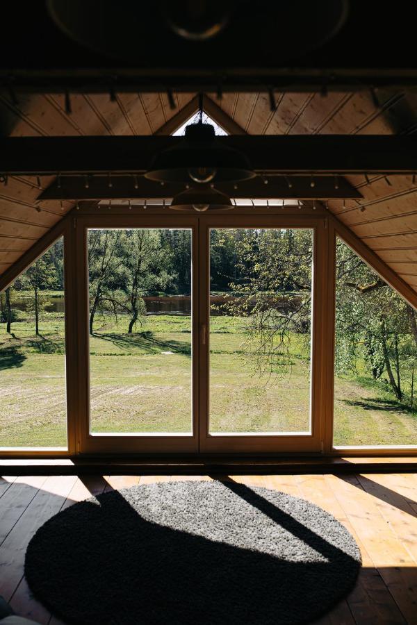 "Gaujmale" Sauna House In Nature Laukbeitini المظهر الخارجي الصورة