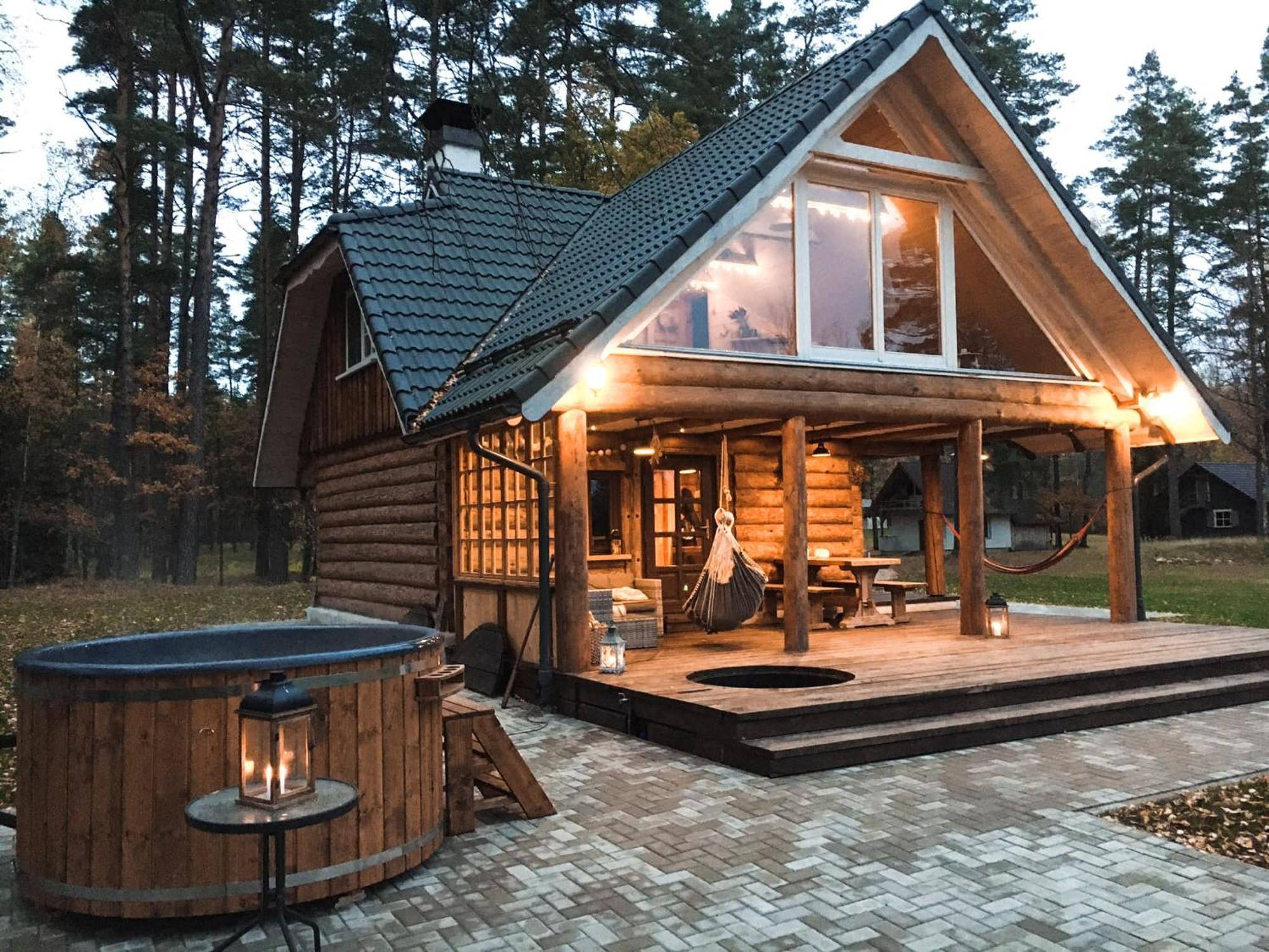 "Gaujmale" Sauna House In Nature Laukbeitini المظهر الخارجي الصورة